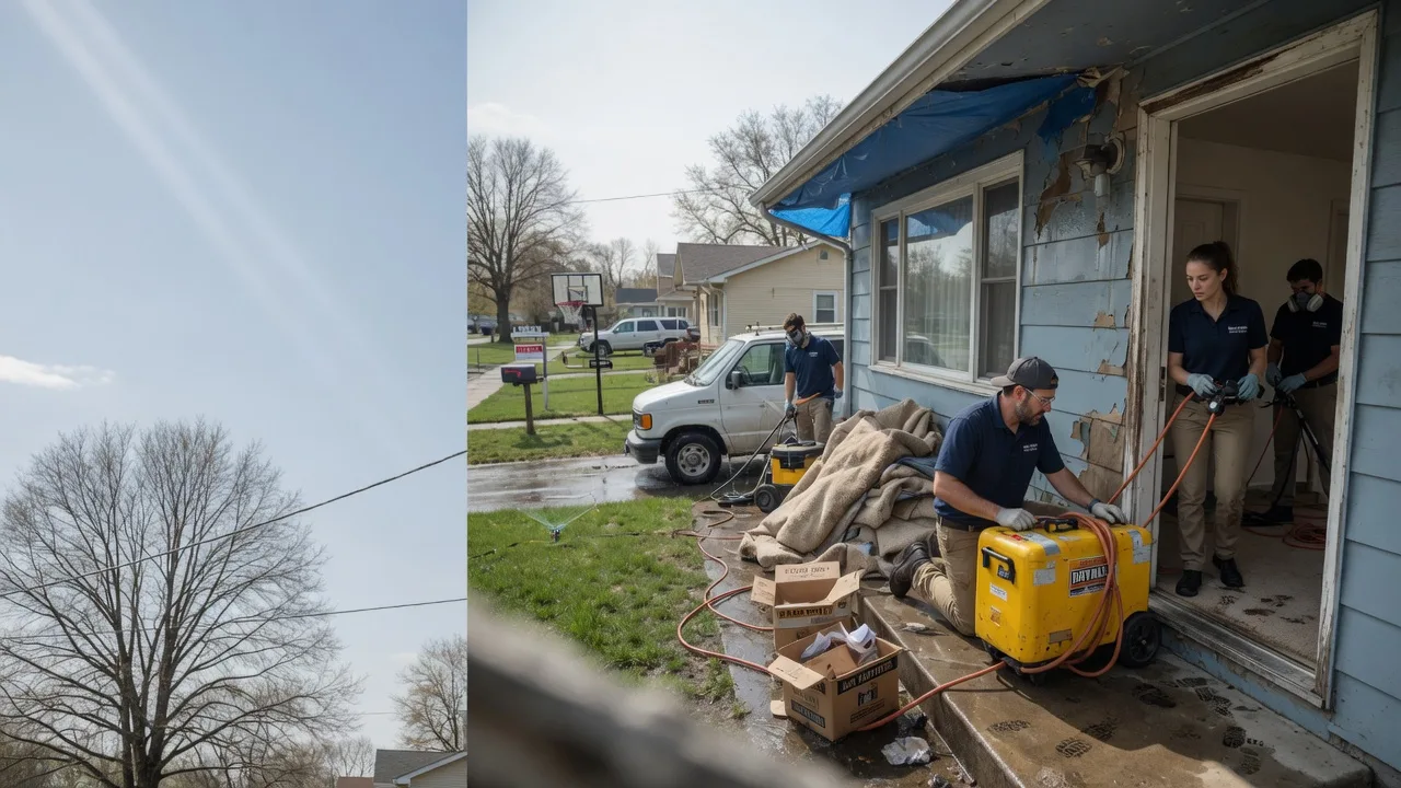 Basement Flood Cleanup in Paul, ID near me